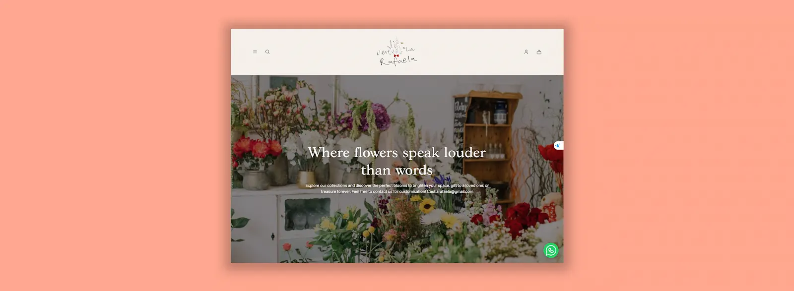 C'est La Rafaela — A commission-free online flower shop